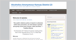 Desktop Screenshot of aa-ksdist23.org